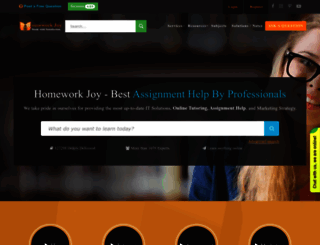 homeworkjoy.com screenshot