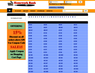 homeworkrank.com screenshot