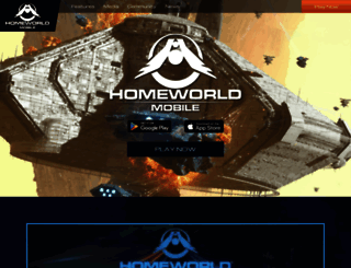 homeworldmobile.com screenshot