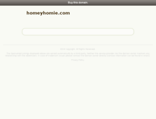 homeyhomie.com screenshot