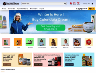 homoeobazaar.com screenshot