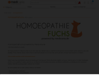 homoeopathiefuchs.de screenshot