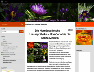 homoeopathische-hausapotheke.de screenshot
