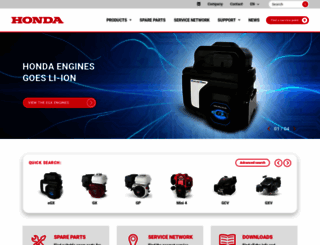 honda-engines-eu.com screenshot