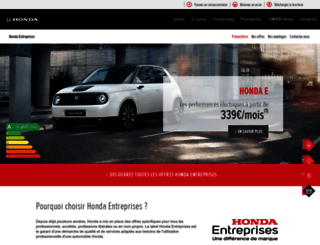 honda-entreprises.fr screenshot