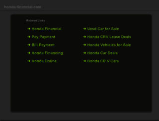 honda-financial.com screenshot