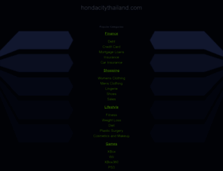 hondacitythailand.com screenshot