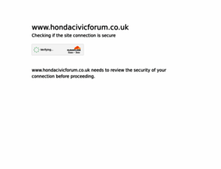 hondacivicforum.co.uk screenshot