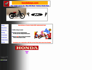 hondakeys.com screenshot