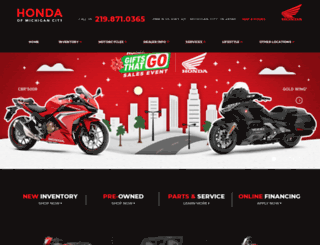 hondaofmichigancity.com screenshot