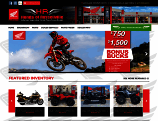 hondaofrussellville.com screenshot