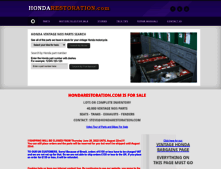 hondarestoration.com screenshot
