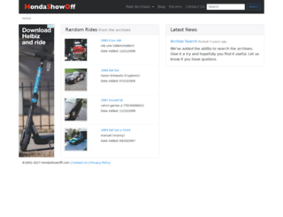 hondashowoff.com screenshot