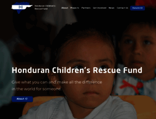 honduranchildrensrescuefund.org screenshot