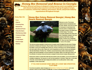 honeybeeremovalgeorgia.com screenshot