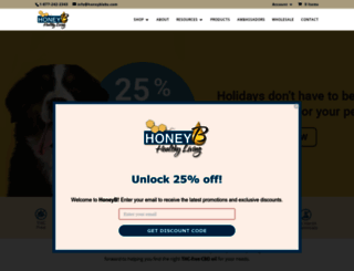 honeybhealthyliving.com screenshot