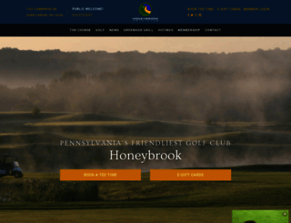 honeybrookgolf.com screenshot