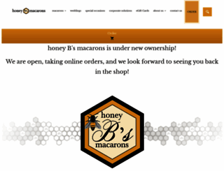 honeybsmacarons.com screenshot