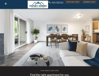 honeycreekapts.com screenshot