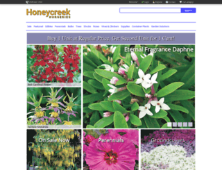 honeycreeknurseries.com screenshot
