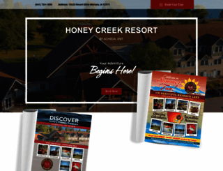 honeycreekresort.com screenshot