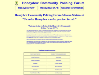 honeydew-cpf.org.za screenshot
