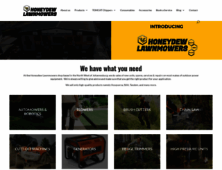 honeydewlawnmowers.co.za screenshot