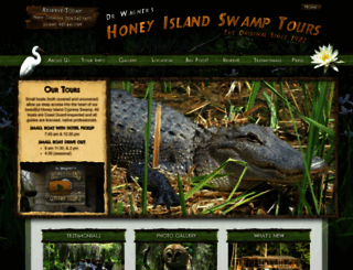 honeyislandswamp.com screenshot