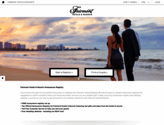 honeymoon.fairmontregistry.com screenshot