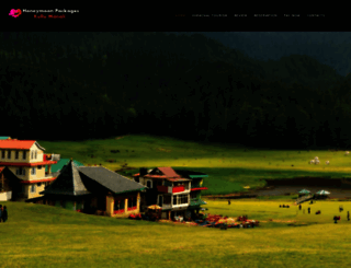 honeymoonpackageskullumanali.com screenshot