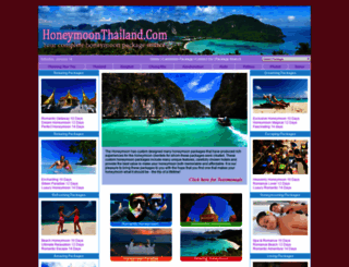 honeymoonthailand.com screenshot