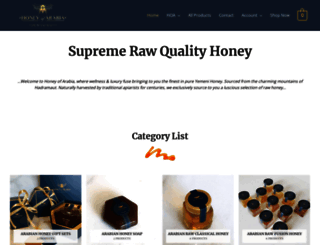 honeyofarabia.com screenshot