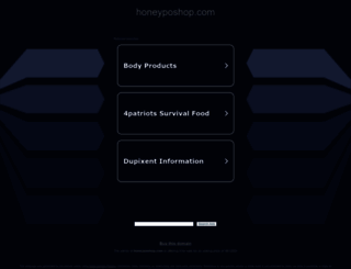 honeyposhop.com screenshot