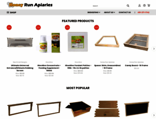 honeyrunapiaries.com screenshot