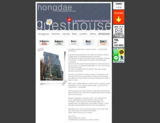 hongdaeguesthouse.com screenshot