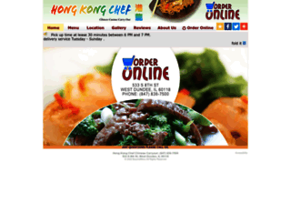 hongkongchefchinese.com screenshot