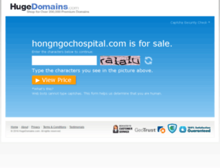 hongngochospital.com screenshot