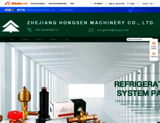 hongsenrefrigeration.en.alibaba.com screenshot