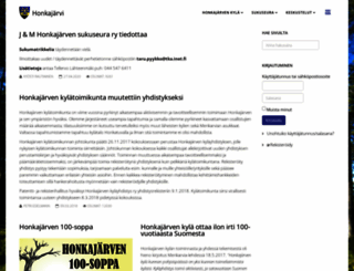 honkajarvi.fi screenshot