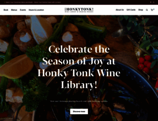 honkytonkwinelibrary.com screenshot