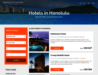 honolulucityhotels.com screenshot