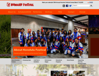 honolulufestival.com screenshot