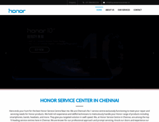 honorservicecenterinchennai.com screenshot