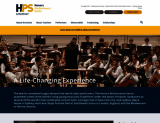 honorsperformance.org screenshot