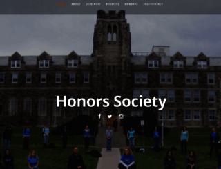 honorssociety.org screenshot