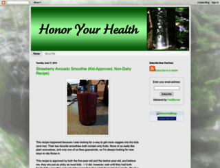 honoryourhealth.blogspot.com screenshot