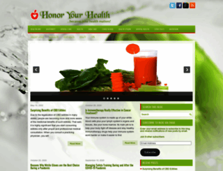 honoryourhealth.net screenshot