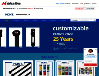 hont-cabletie.en.made-in-china.com screenshot