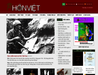honvietquochoc.com.vn screenshot