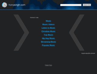 honysingh.com screenshot